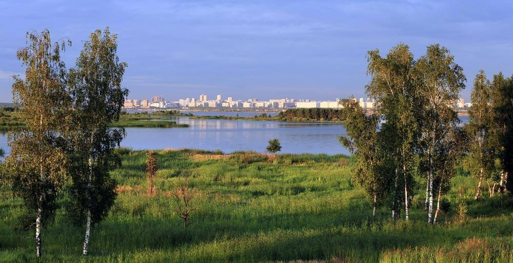 Вид на город Нижнекамск