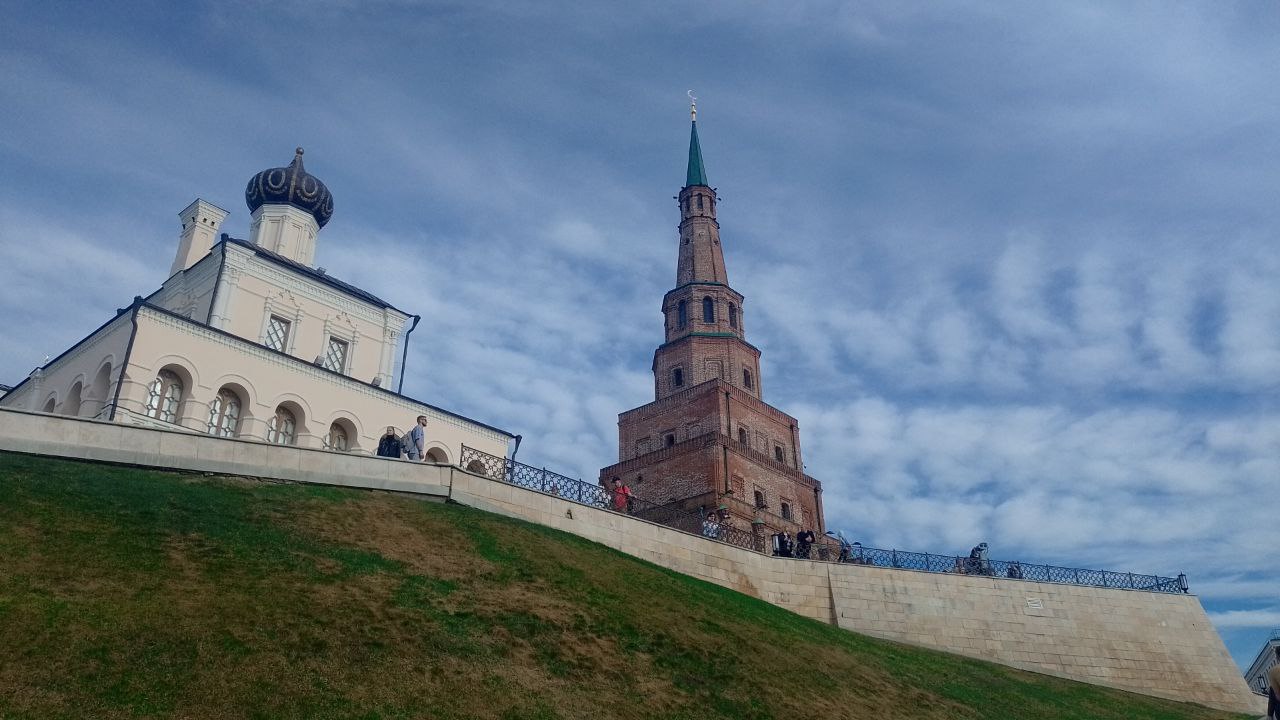 Вид на город Казань