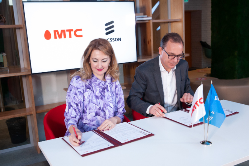 Подписание договора МТС и Ericsson